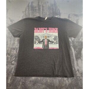 Trump Political 2024 MAGA President Daddys Home Funny Size 2XL Blk